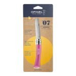 چاقو جیبی تیغه گرد اوپینل رنگ صورتی - Image 2