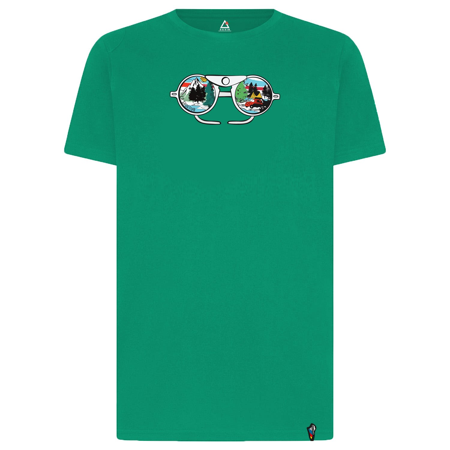 lasportiva-view تیشرت سنگنوردی VIEW سبز داوینو - Image 1