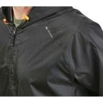 بادگیر و بارانی مردانه نیم زیپ کچوا _ مشکی - Image 4