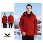 کاپشن دوپوش پلار مردانه و زنانه اسنوهاک کد 68995 - Image 4