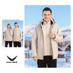 کاپشن دوپوش پلار مردانه و زنانه اسنوهاک کد 68995 - Image 5