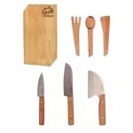 ست چاقو و تخته لایف کمپ مدل 7 تکه صربستانی کد 45828