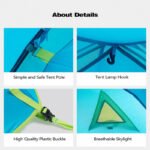 چادر دو نفره نیچرهایک مدل NH18Z022-P - Image 3