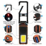 چراغ چندکاره شارژی و اسپیکر‌دار WL‑1465 - Image 2