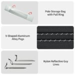 چادر دو نفره نیچرهایک Naturehike Star-River UL مدل CNK2450WS022 - Image 7