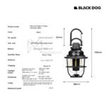 چراغ فانوسی شارژی بلک داگ مدل CBD2450ZM013 - Image 2