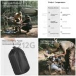 ظرف ناهار مربع ۲ لایه تیتانیومی نیچرهایک - Image 3