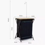 میز چوبی تاشو آشپزخانه نیچرهایک مدل NH22JU015 - Image 2