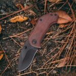 چاقوی طرح بوکر دسته چوبی - Image 2