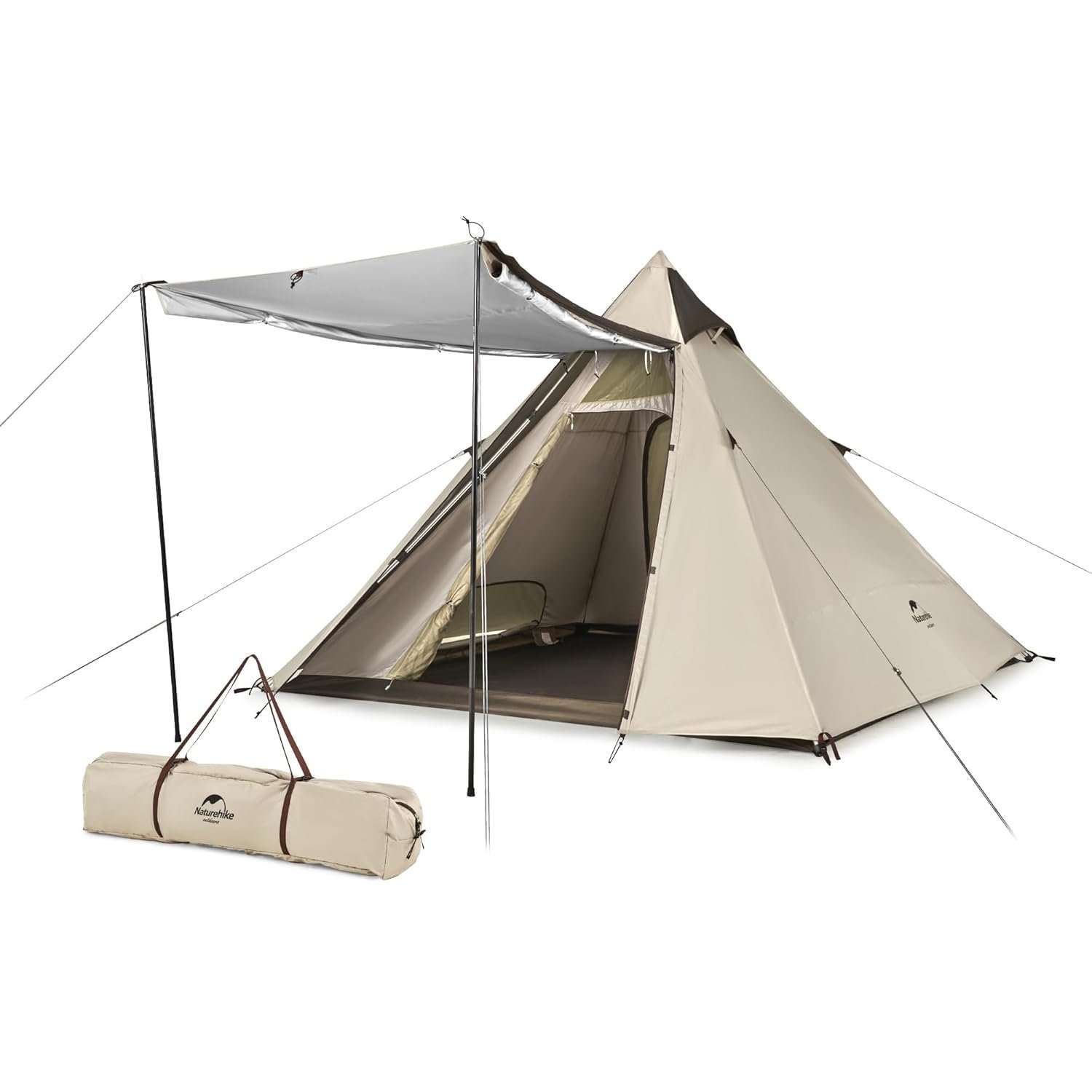 CNH22ZP010 (1) چادر اتوماتیک 4 نفره هرمی چهاروجهی نیچرهایک مدل CNH22ZP010 - Image 1